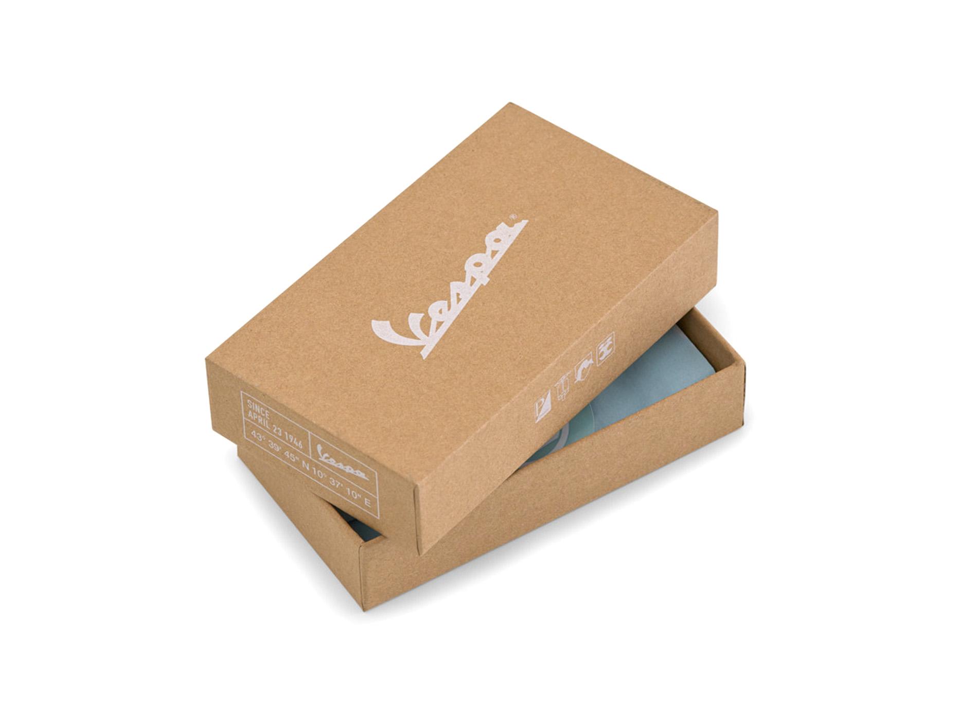 Vespa sleutelhanger Blade grijs
