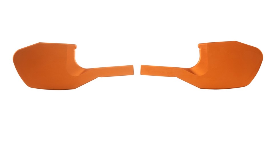 Voetsteun adapter achterbank voor Vespa GTS/GTS Super/GTV/GT 60/GT/GT L 125-300cc, mat oranje