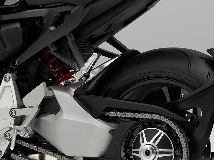Achterwieldeksel Alu-Look voor Honda CB1000R (BJ 18-)