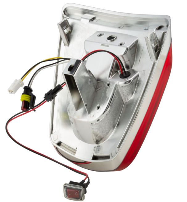 Achterlicht LED rood voor Vespa Primavera/Sprint 50-150ccm, velg - chroom