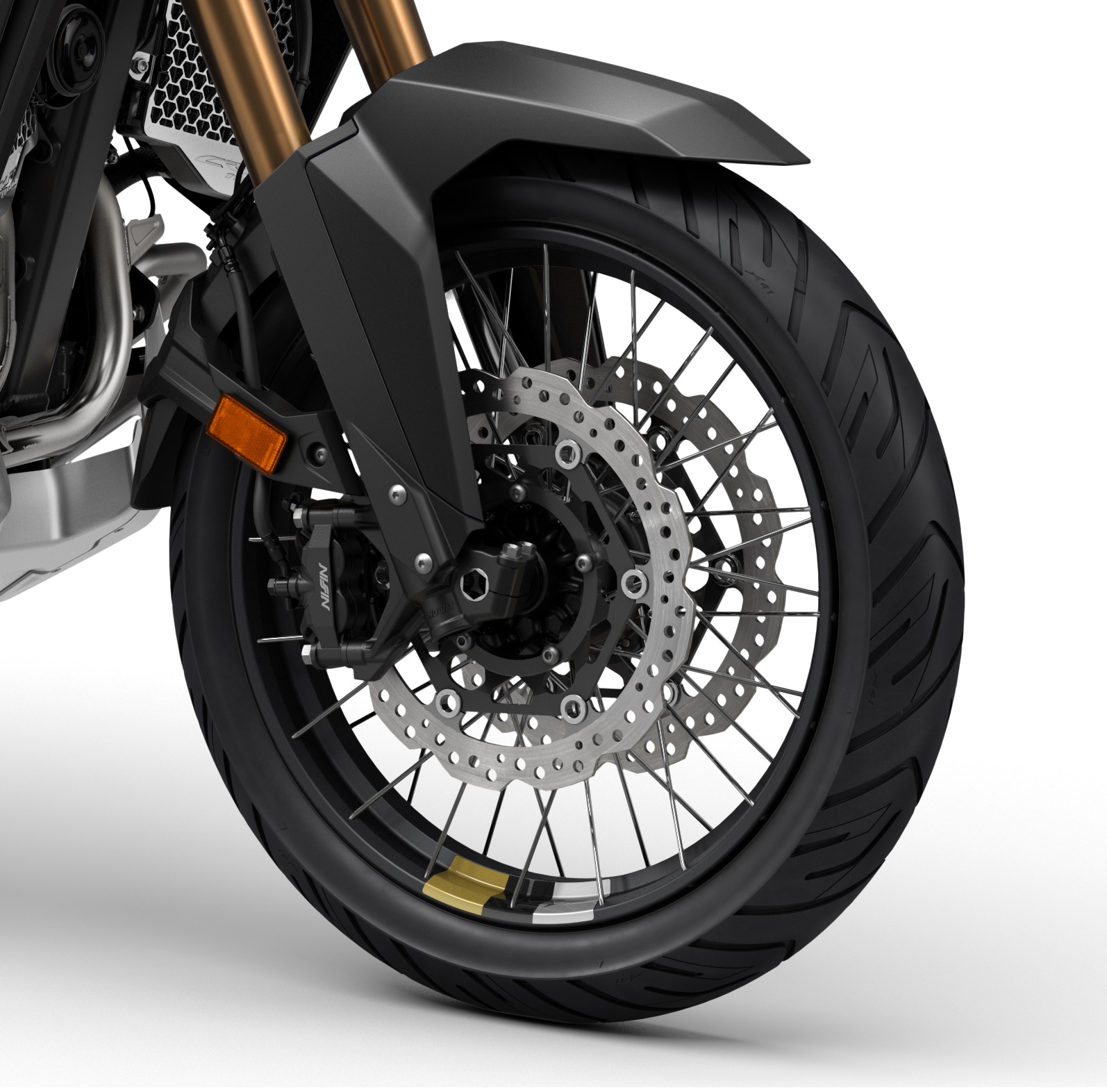 Gouden velgversiering voor Honda CRF 1100 Africa Twin Adventure Sports (24-) Origineel