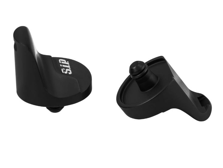 Spiegelgatdeksel links & rechts voor Vespa Primavera/Sprint/Elettrica 50-150cc, zwart mat