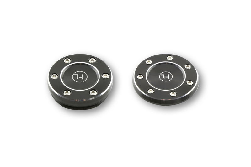 HIGHSIDER pro afdekkappen zwart set B, 2 stuks, Voor BMW