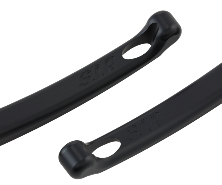 Sport hendelset rem links/rechts voor Vespa LX/LXV/S/Primavera/Sprint 50-150ccm, mat zwart