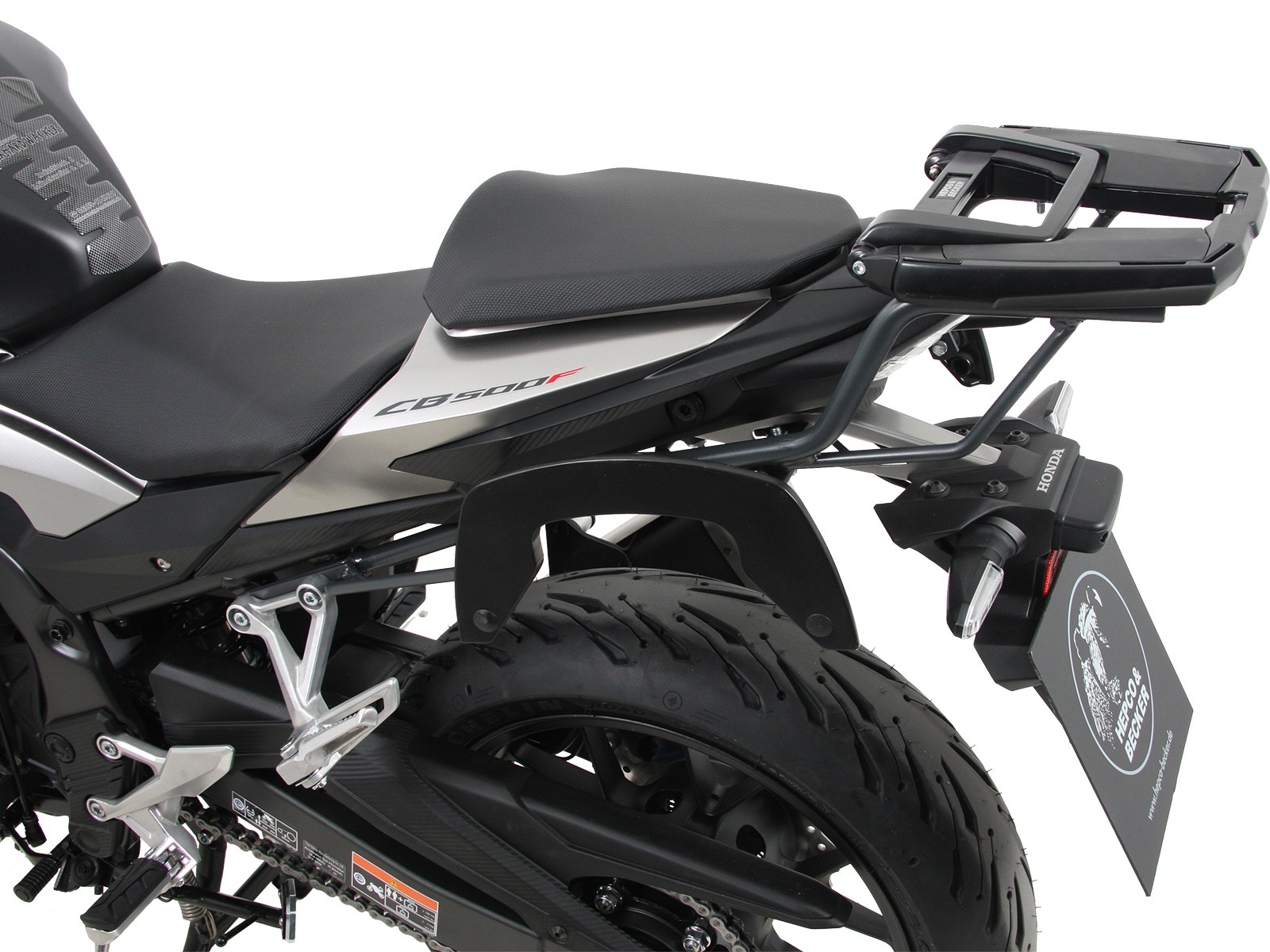 C-Bow zijdrager antraciet voor Honda CB 500 F (19-23) Hepco & Becker