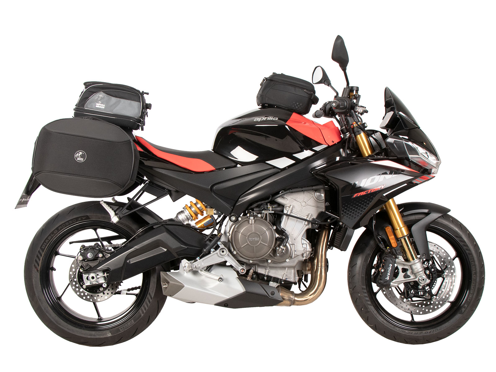 C-Bow zijdrager zwart voor Aprilia Tuono 660 Factory (2022-) Hepco & Becker