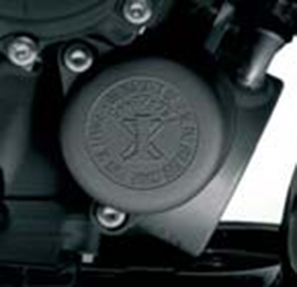 Originele Honda CB 1000 R oliefilter afdekplaat titanium look
