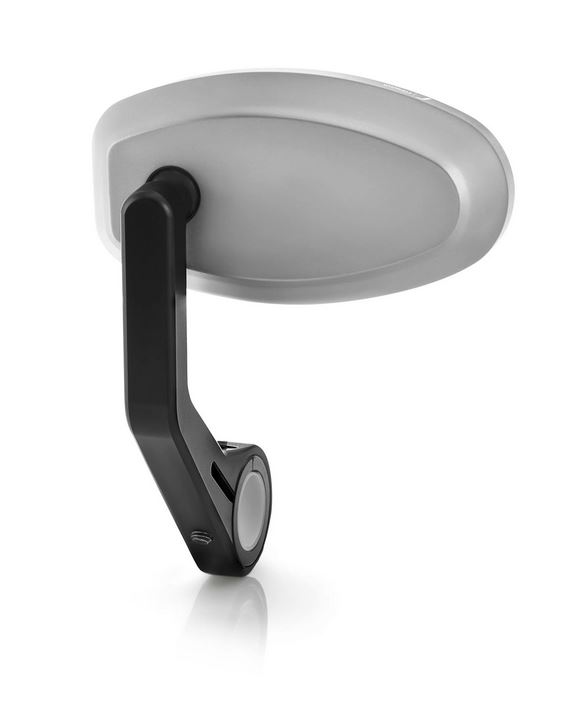 Stuurspiegel RIZOMA "REVERSE RETRO" links of rechts voor Vespa, zilver geanodiseerd