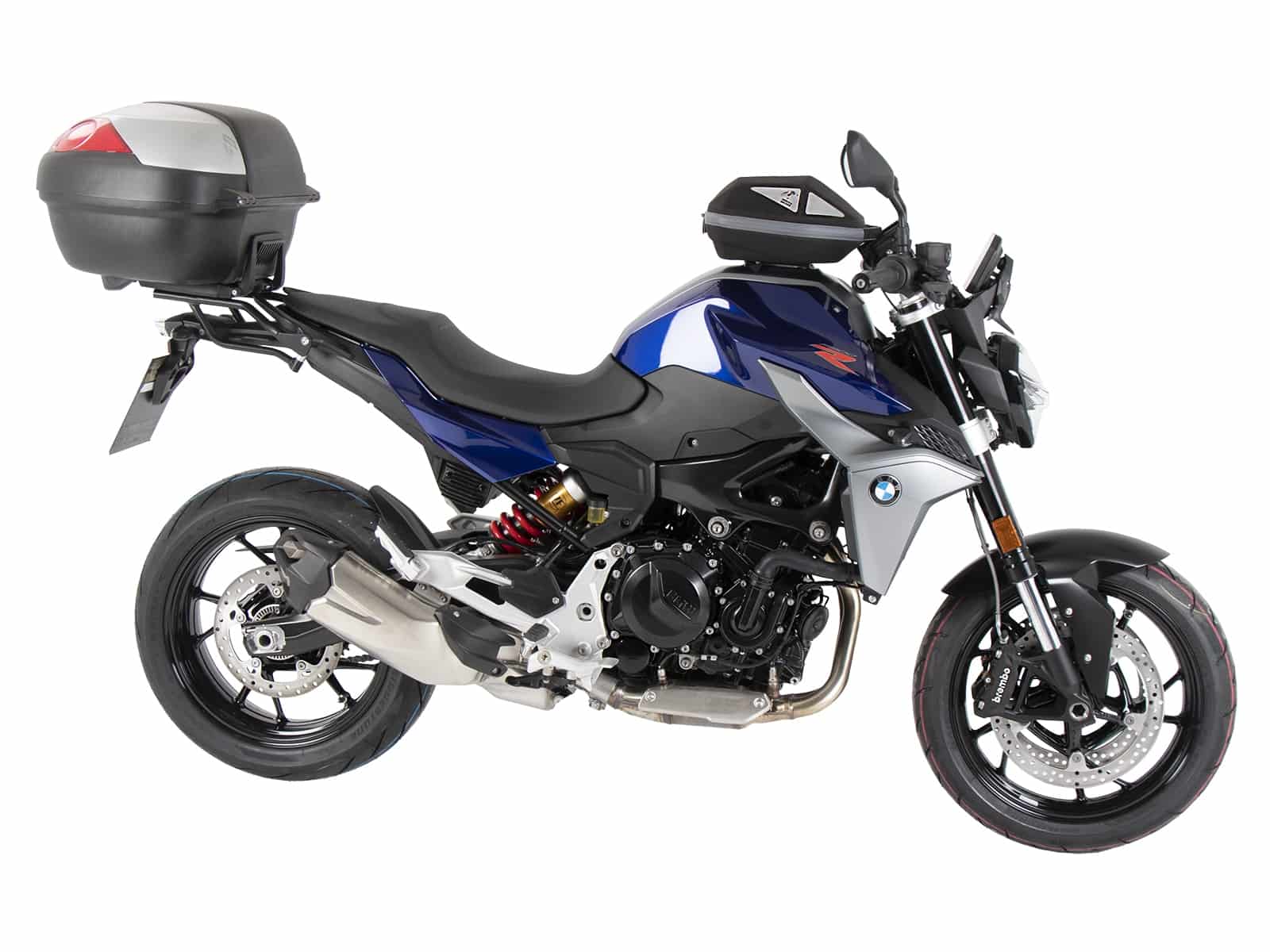 Aluminium topkofferdrager voor origineel bagagerek voor BMW F 900 XR (25-) Hepco & Becker