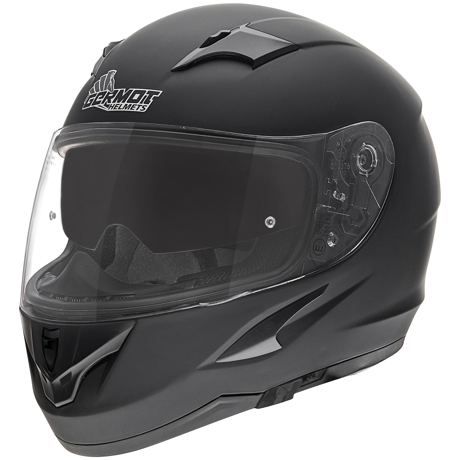 Germot GM 306 integraalhelm, mat zwart