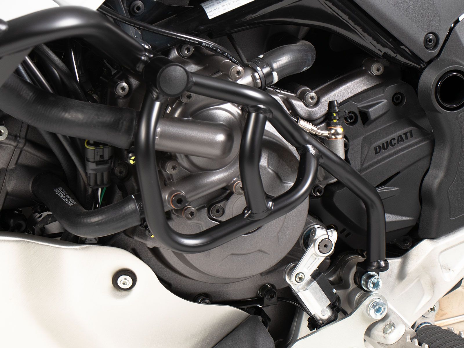 Extra bar zwart, eenzijdig links voor Ducati DesertX (22-) Hepco & Becker