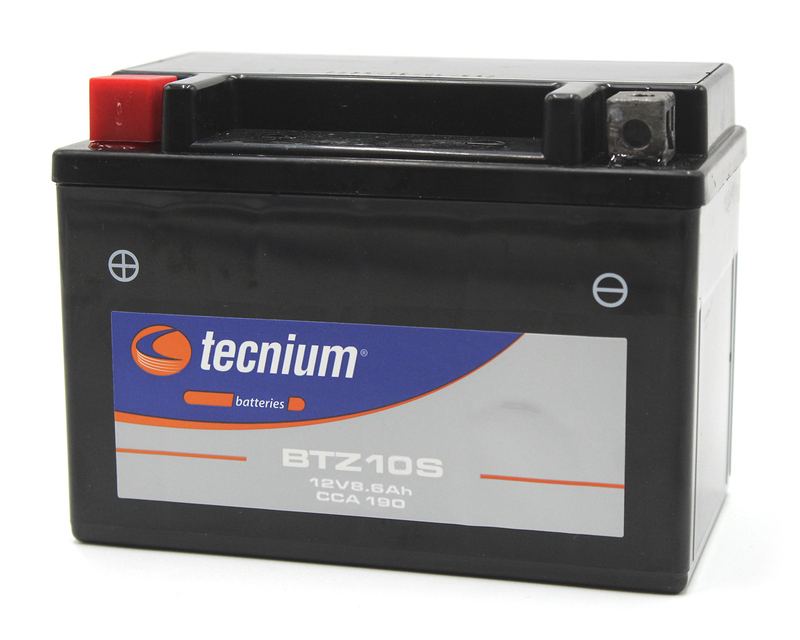 Tecnium onderhoudsvrije batterij geactiveerd in de fabriek - BTZ10S
