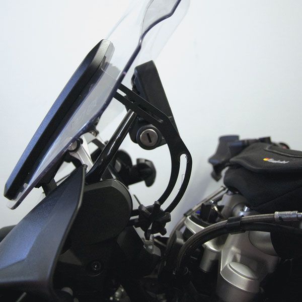 Voorruitversteviging voor BMW R 1200 GS LC /Adventure LC, R 1250 GS, zwart