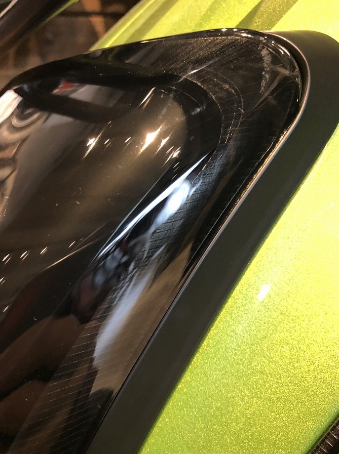 Frame achterlicht conversie voor Vespa GTS/GTS Super/GTV 125-300cc ('14-'18), mat zwart