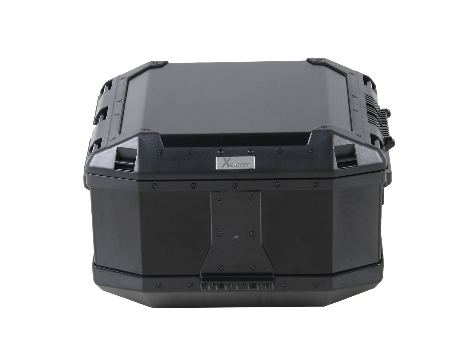 Topkoffer aluminium Xplorer 45 zwart Hepco & Becker