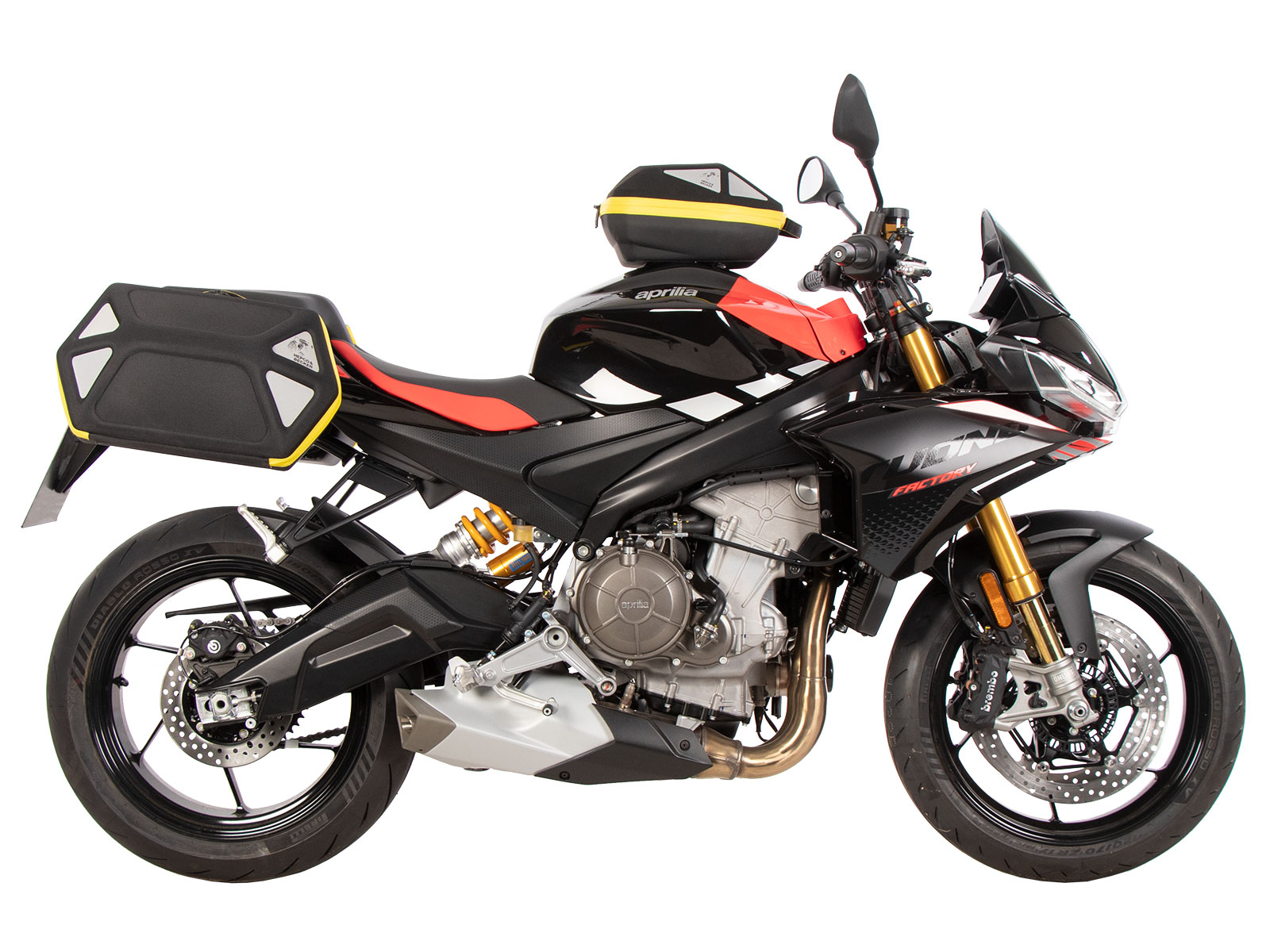 C-Bow zijdrager zwart voor Aprilia Tuono 660 Factory (2022-) Hepco & Becker