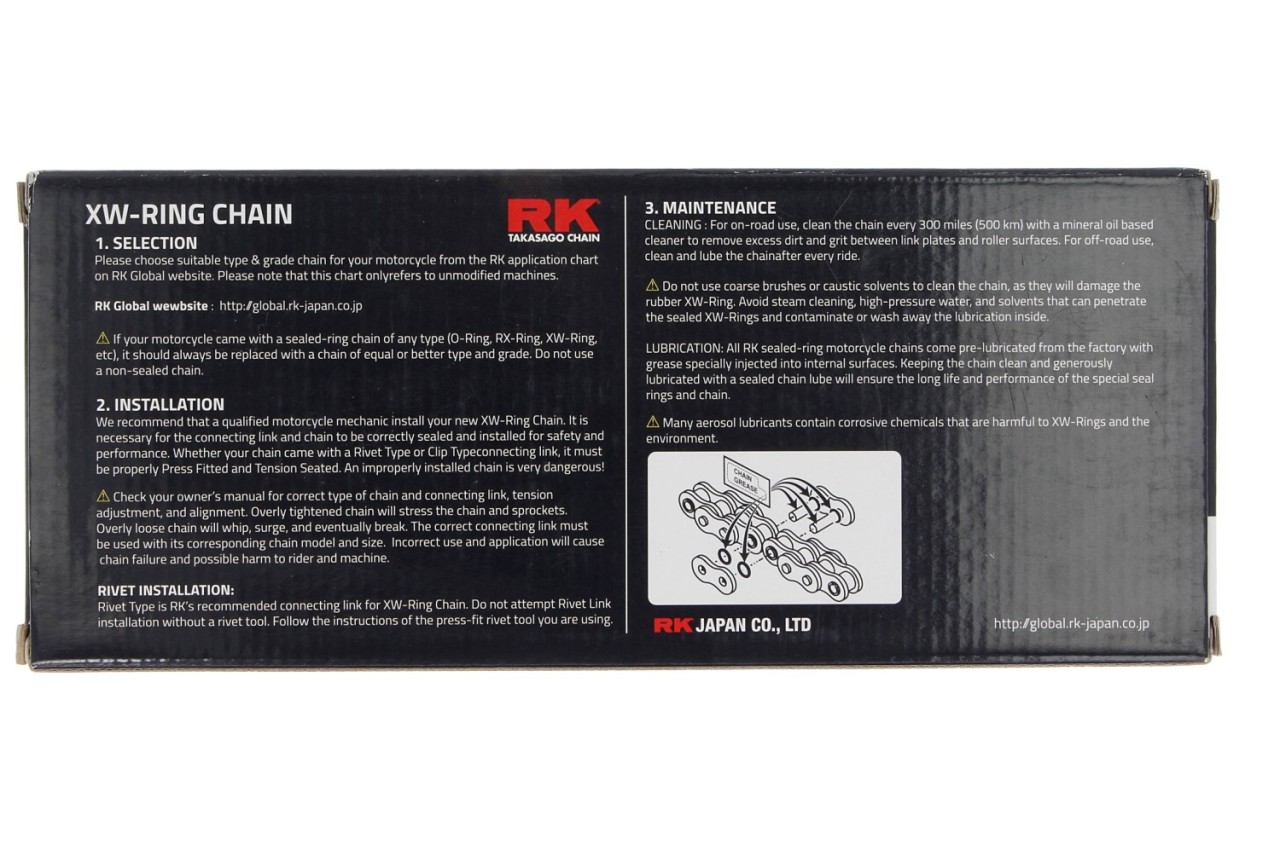 RK ketting XW ring, ZXW, steek: 530/108, open incl. holle klinknagel slot, treksterkte: 5000 kg