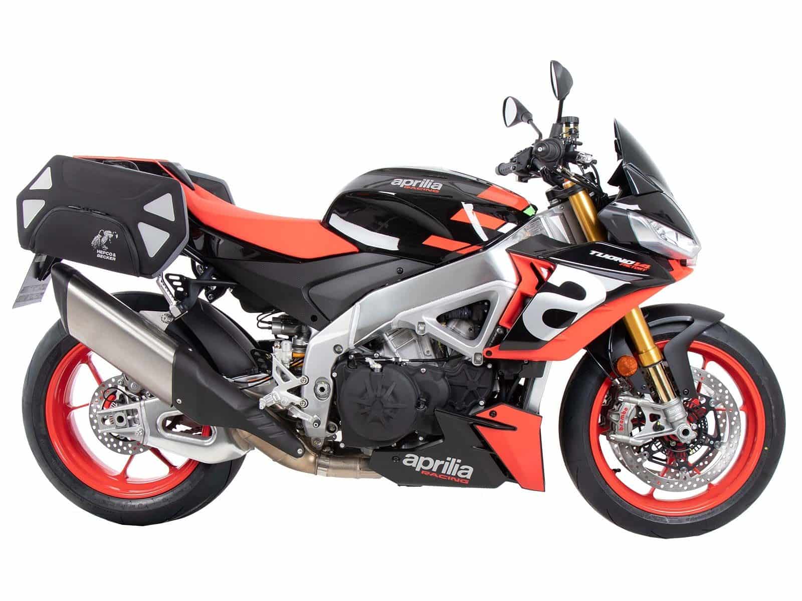 C-Bow zijdrager zwart voor Aprilia Tuono V4 Factory /RSV 4 /RSV 4 Factory (21-24) Hepco Becker