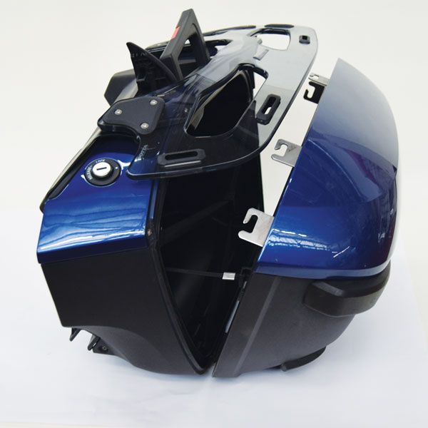Bagagerek voor zijkoffer BMW K 1600 GT/GTL, R 1250 RT, R 1200 RT, PMMA, transparant