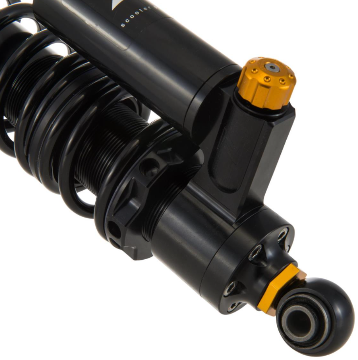 Schokdemper "Black Edition", achter voor Vespa Primavera/Sprint 125-150cc ('14-), zwart