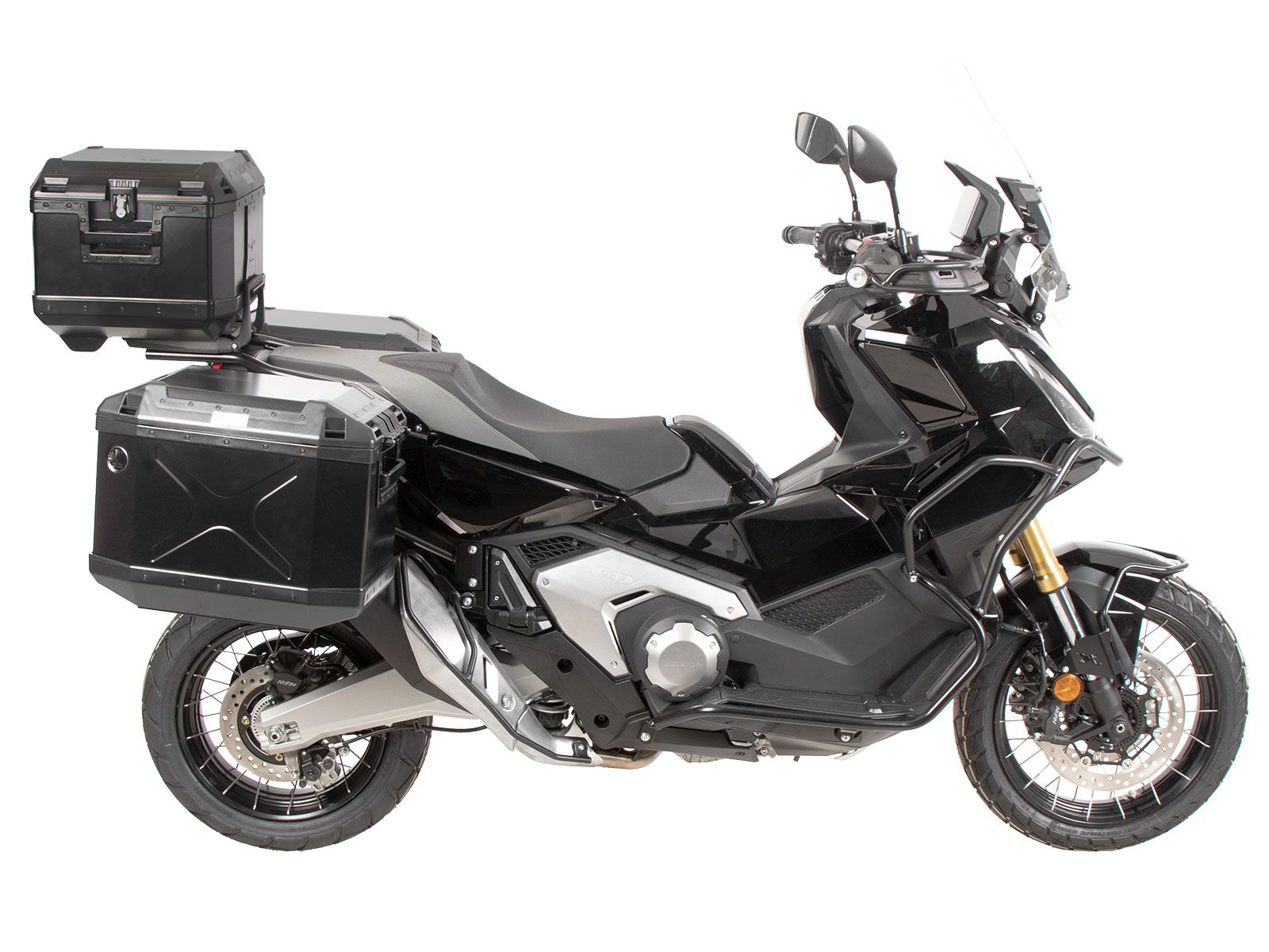 Zijkofferdrager vast zwart voor Honda X-ADV (25- ) Hepco & Becker