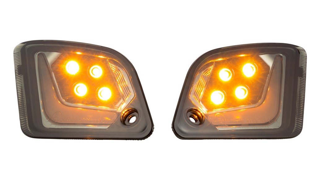 Set achterste richtingaanwijzers links/rechts voor Vespa GTS/GTS Super/GTV/GT 60/GT/GT L ('03-'13), getint