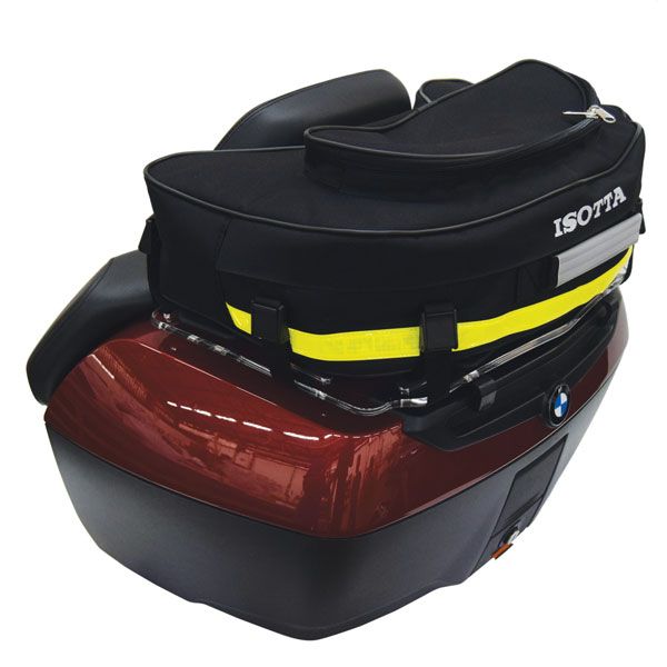 Achtertas voor bagagerek voor topkoffer BMW K 1600 GTL (10-), Cordura nylon, zwart