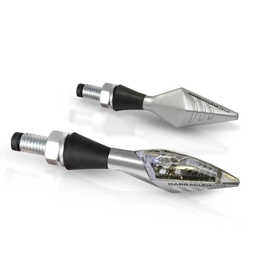 Barracuda knipperlicht X-LED B-LUX zilver