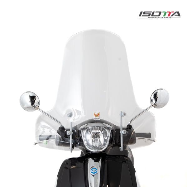 Middelhoog windscherm blank voor Piaggio Liberty (16-)