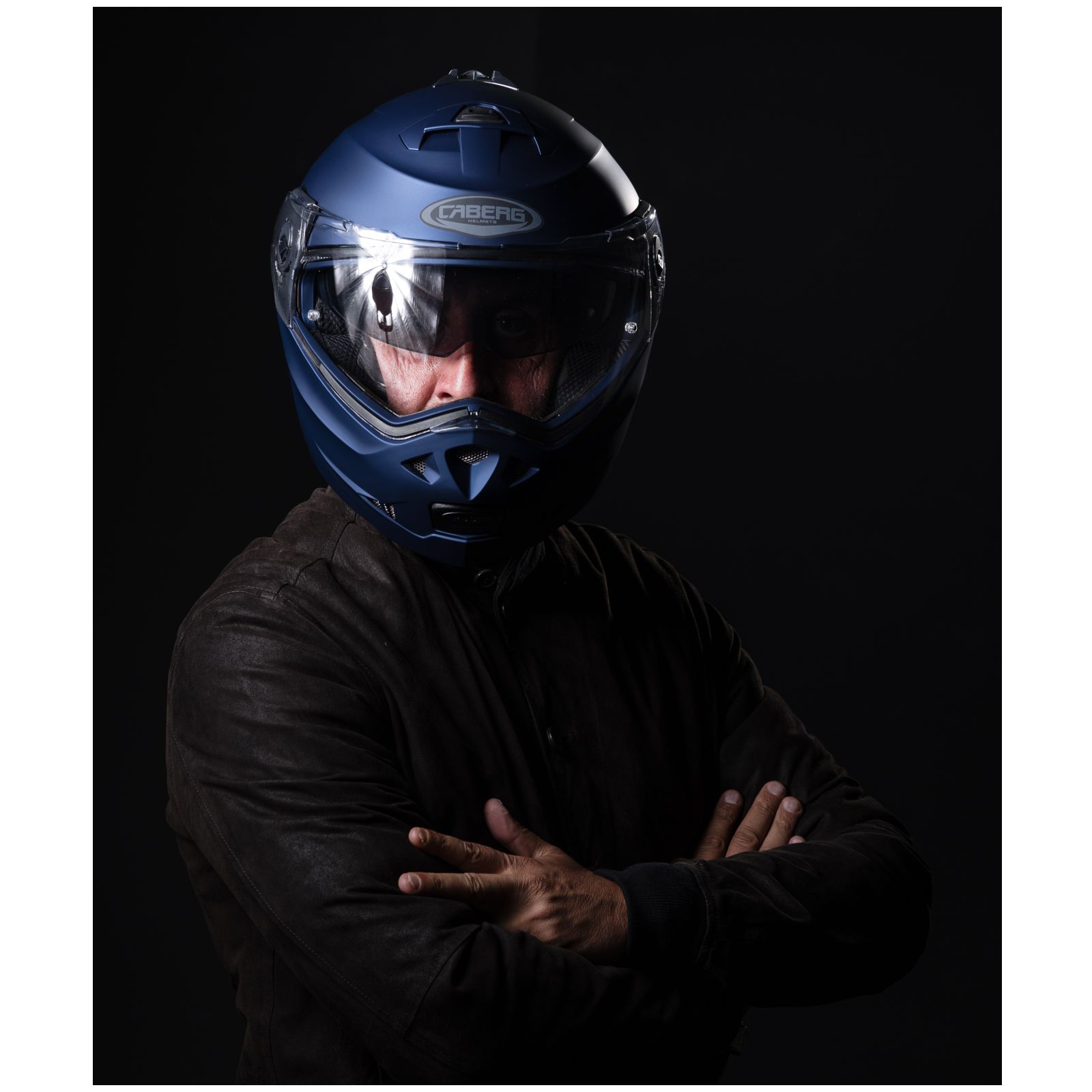 Caberg Helm Duke II, mat blauw Yama
