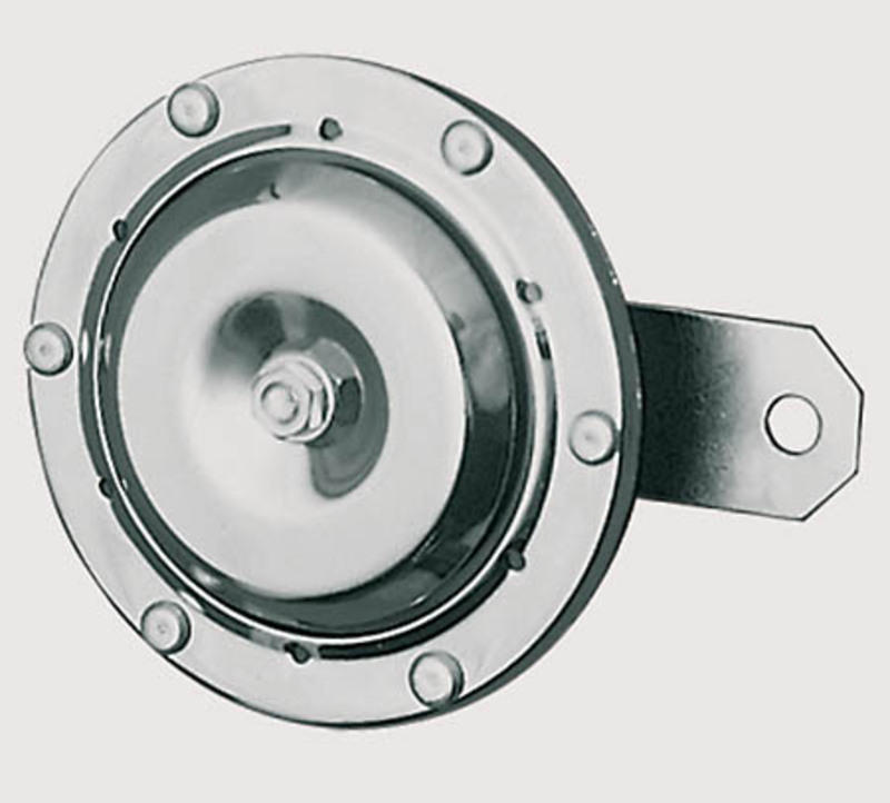 HIGHSIDER slimme claxon chroom 12 V, 100 mm