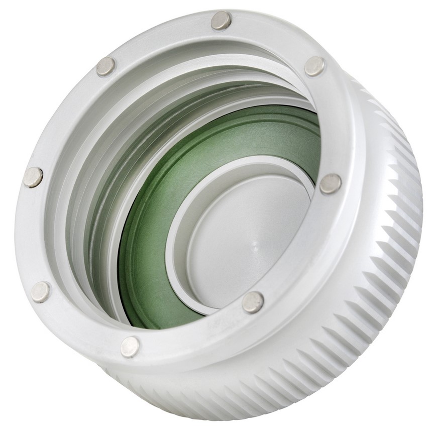 Tankdop voor Vespa, zilver mat