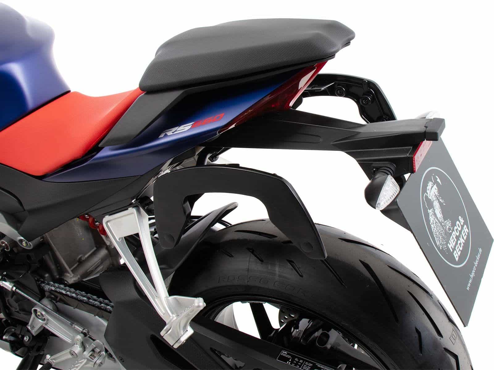 C-Bow zijdrager zwart voor Aprilia Tuono 660 (20-21) / RS 660 (20-24) Hepco & Becker