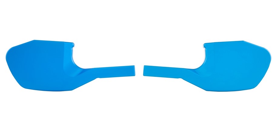 Voetsteun adapter achterbank voor Vespa GTS/GTS Super/GTV/GT 60/GT/GT L 125-300ccm, mat blauw