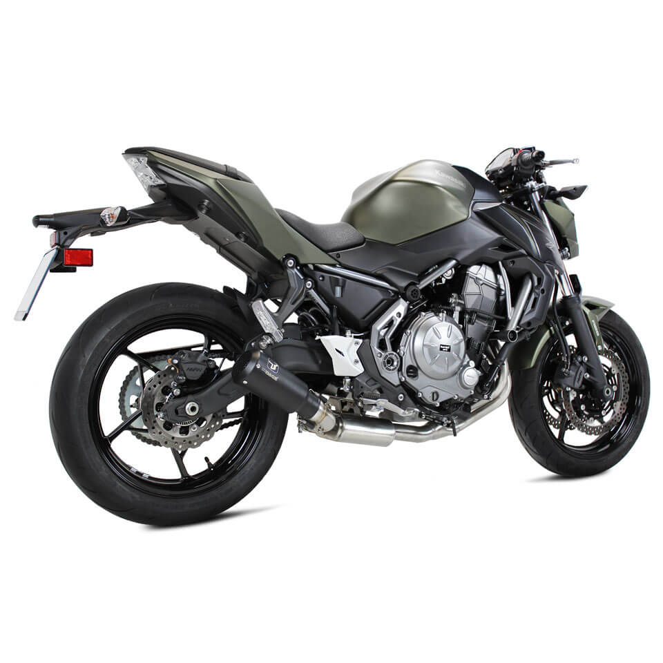 IXRACE MK2 compleet systeem Kawasaki Z 650 /650 Ninja (17-19), roestvrij staal, E-keur, Euro4