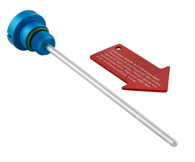Olievulplug motorolie voor Vespa Primavera/Sprint 125-150cc d.w.z. 3V 4T AC, blauw