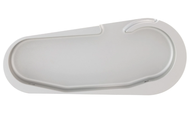 Swingarmafdekking VBB Style voor Vespa PX 80-200ccm, zilver mat