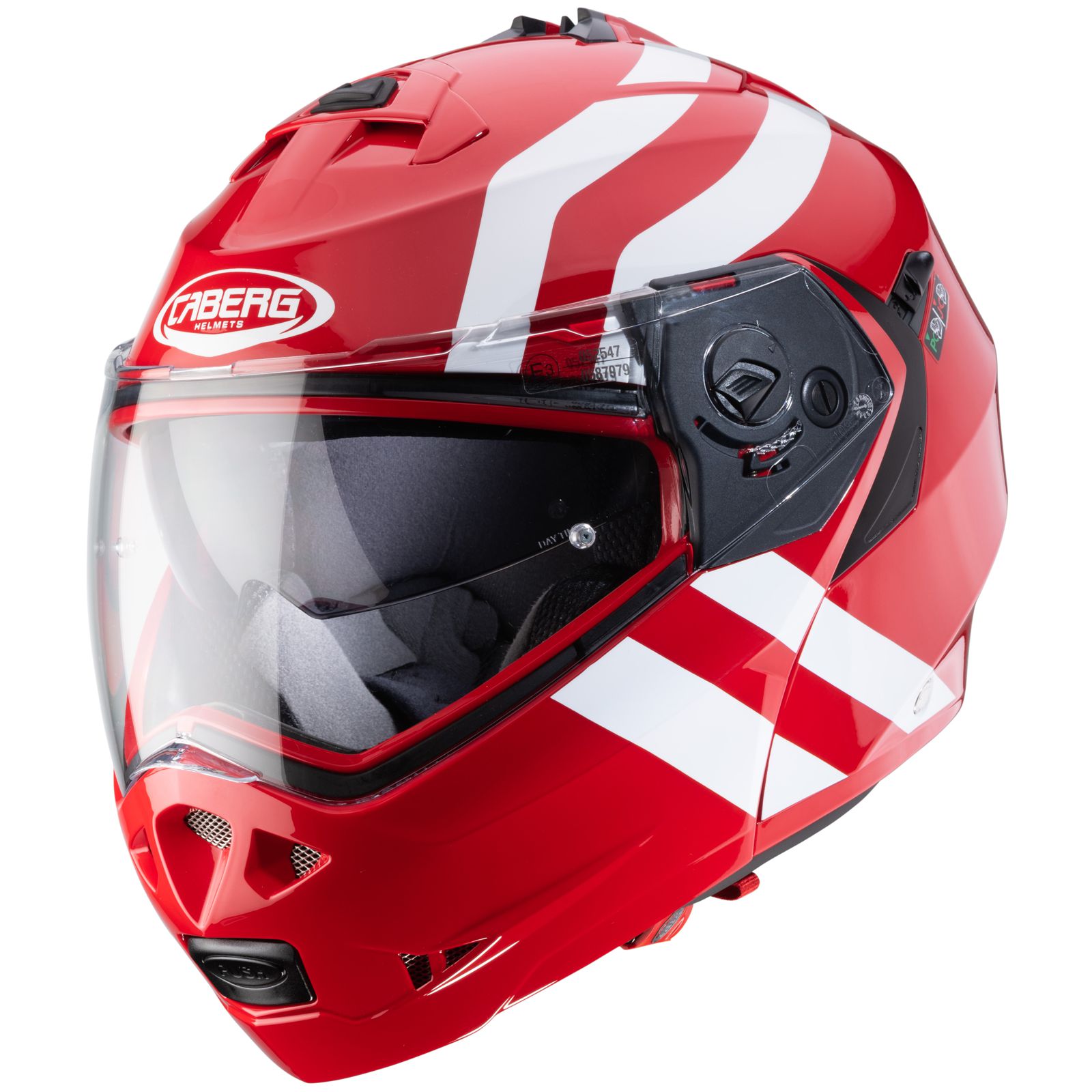 Caberg Helm Duke II Superlegend, rood/wit