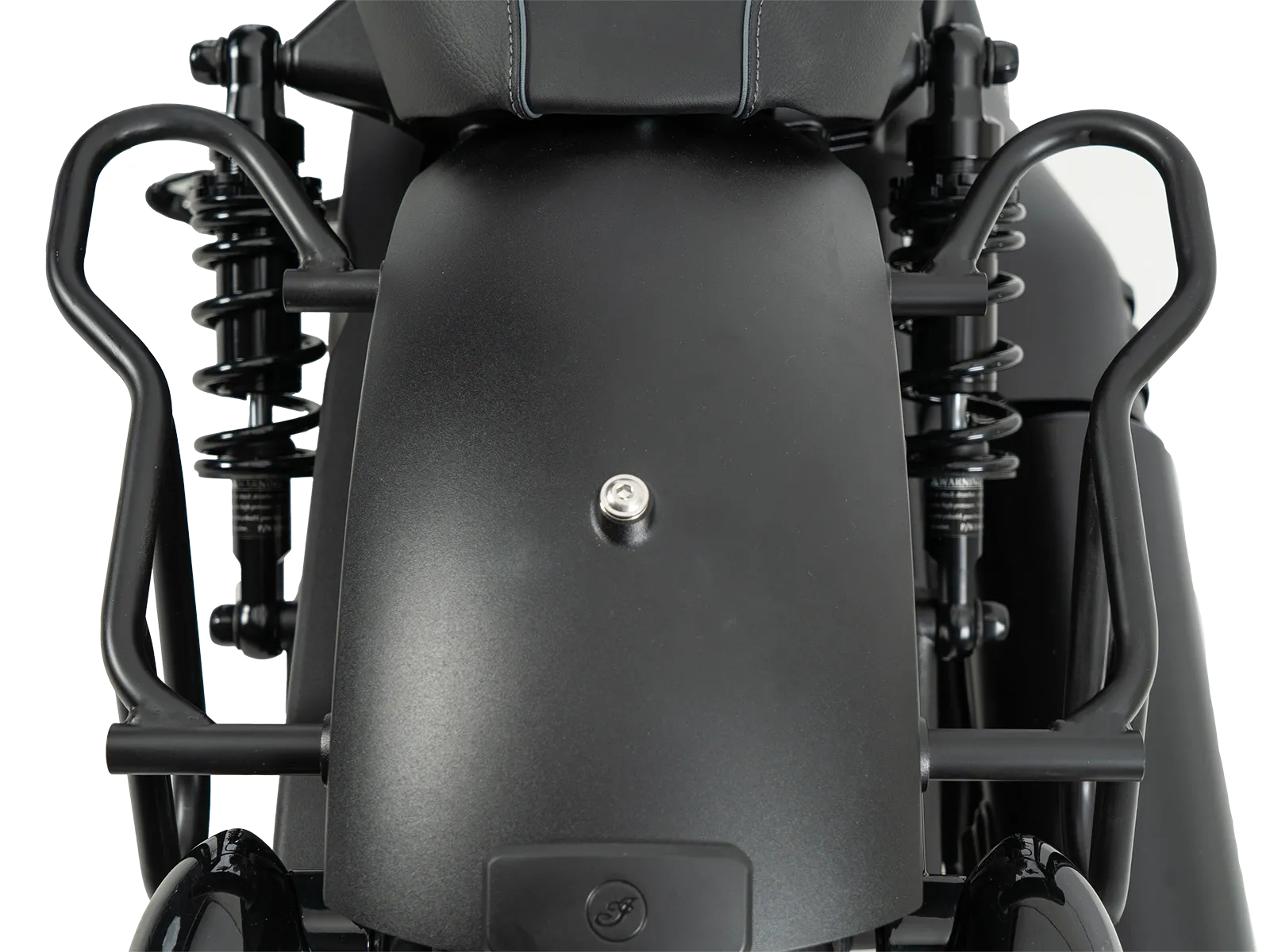 Leren tassenhouder uitsparing zwart voor Indian Scout Sixty Bobber (25-) Hepco & Becker