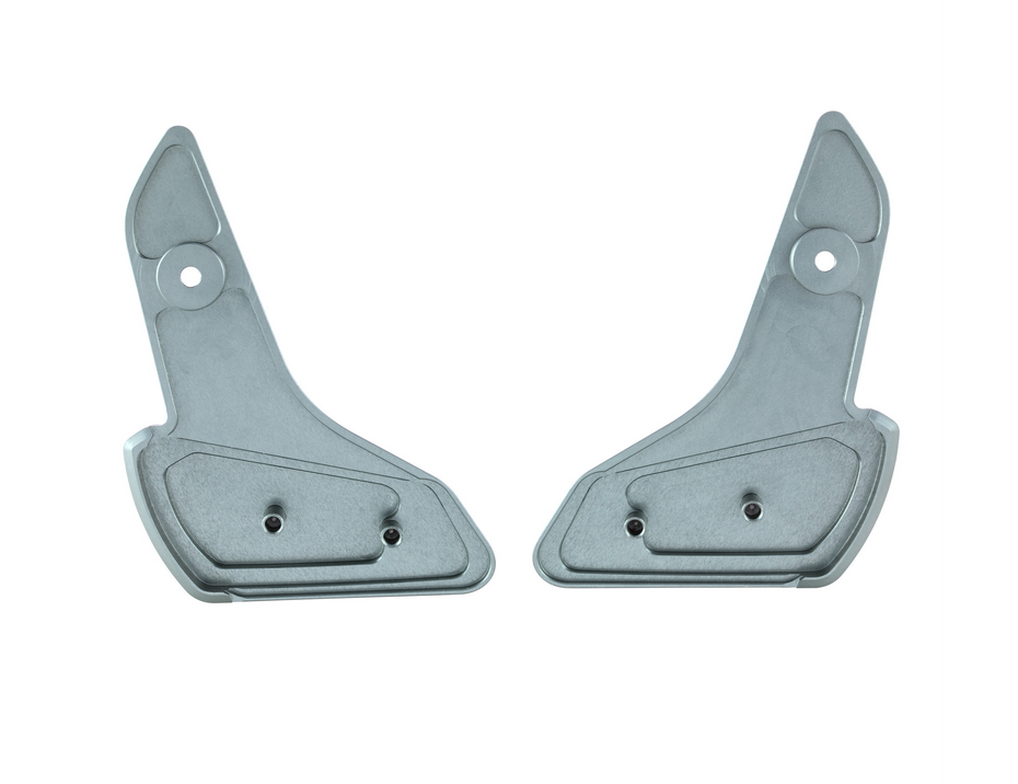 Voetsteunen rechts en links voor Vespa Primavera /Sprint 50-150cc 2T/4T AC, mat grijs