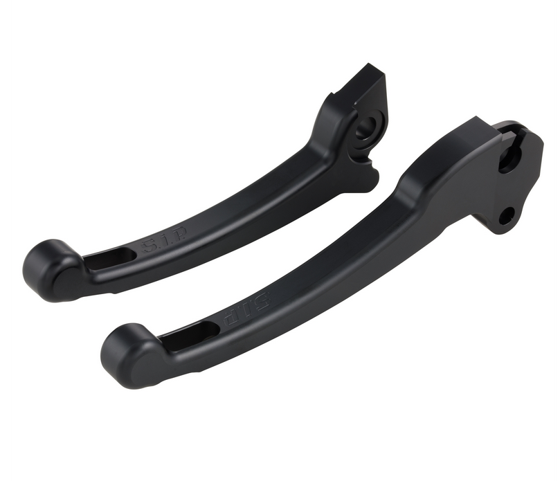 Sport hendelset koppeling/rem voor Vespa PX 125-200ccm, HBZ Grimeca, rechts/links, mat zwart