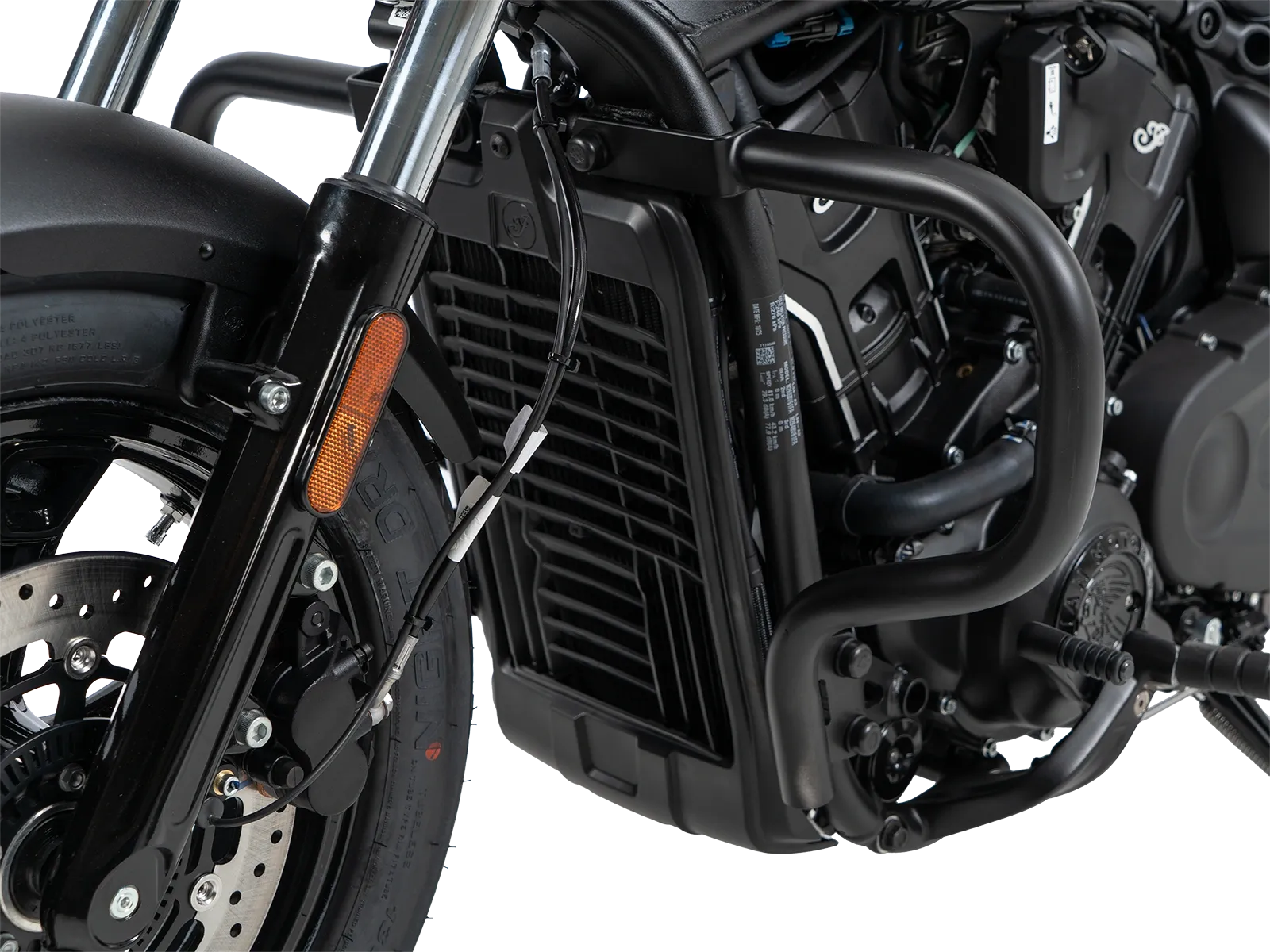 Motorbeschermer zwart voor Indian Scout Sixty Bobber (25-) Hepco & Becker