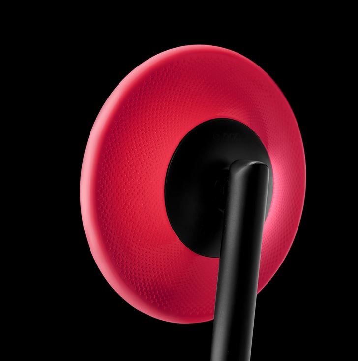 Stuurspiegel RIZOMA E-POP links of rechts voor Vespa, zwart/roze