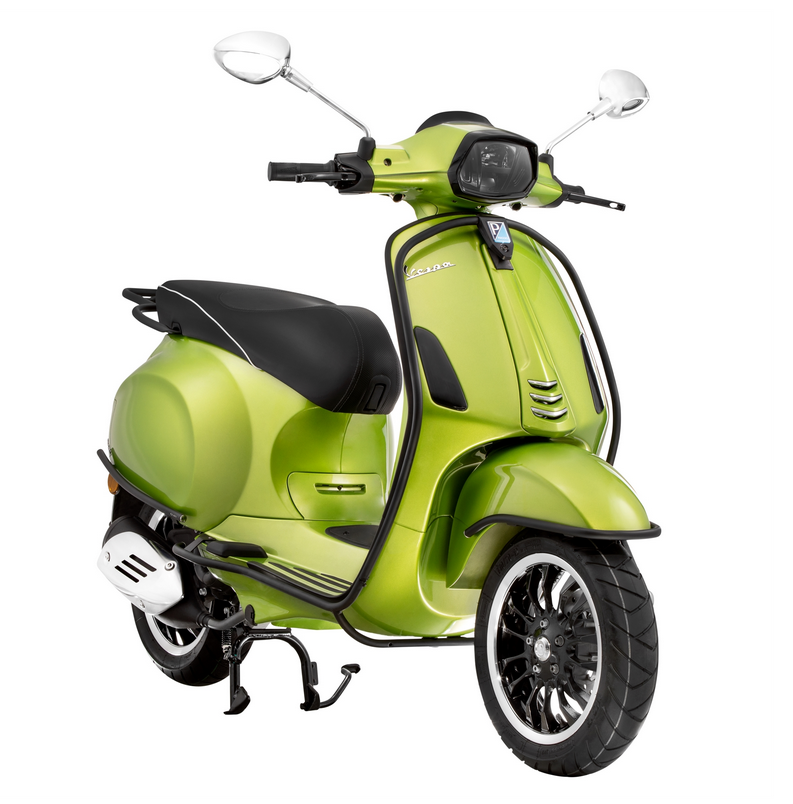 Bagagerek achteraan voor Vespa Primavera /Sprint /Elettrica 50-150ccm, mat zwart