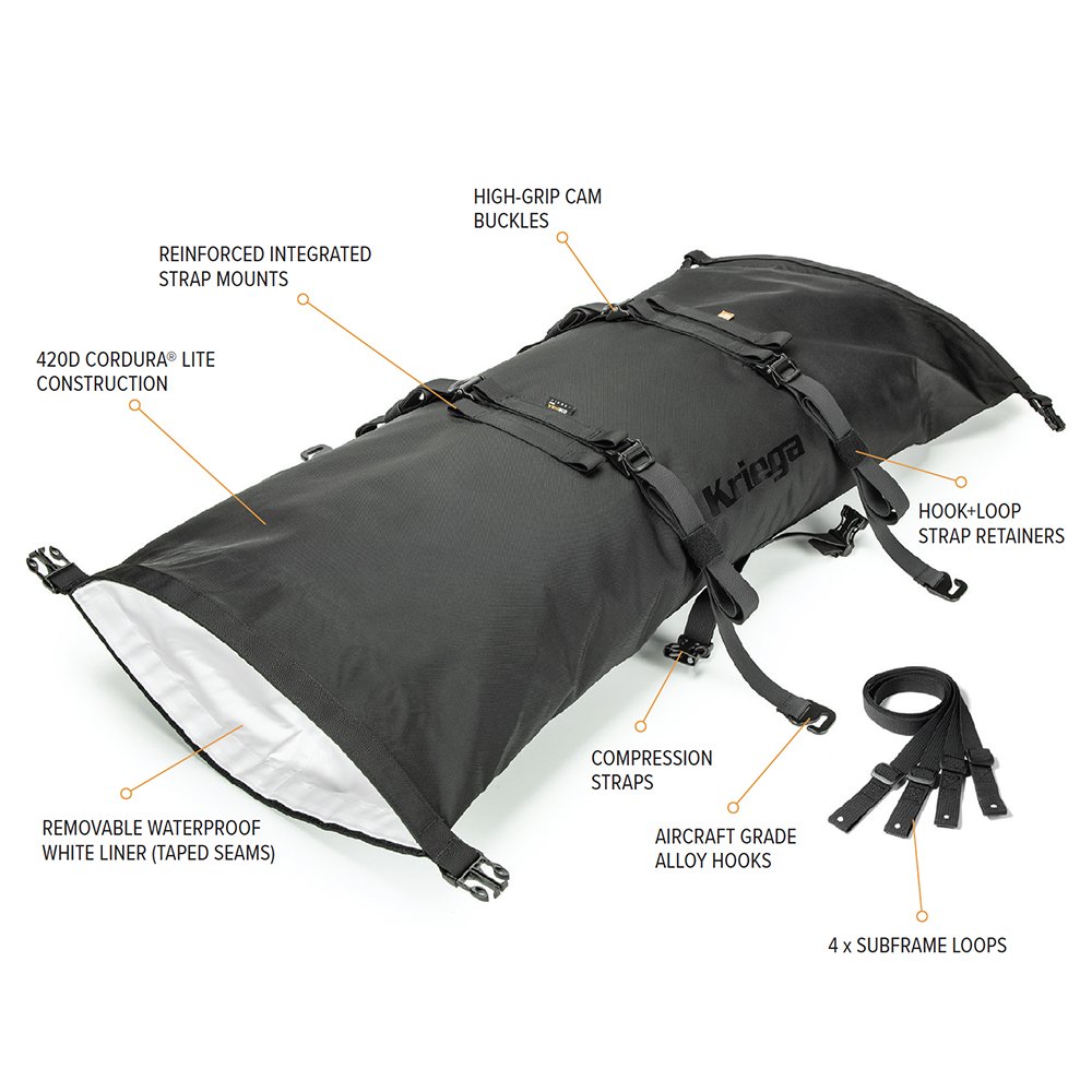 Kriega Rollpack 40 Liter - Multicam Zwart / Camouflage