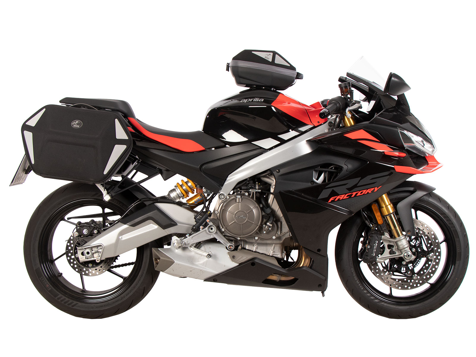 C-Bow zijdrager zwart voor Aprilia RS 660 / Factory (25-) Hepco & Becker