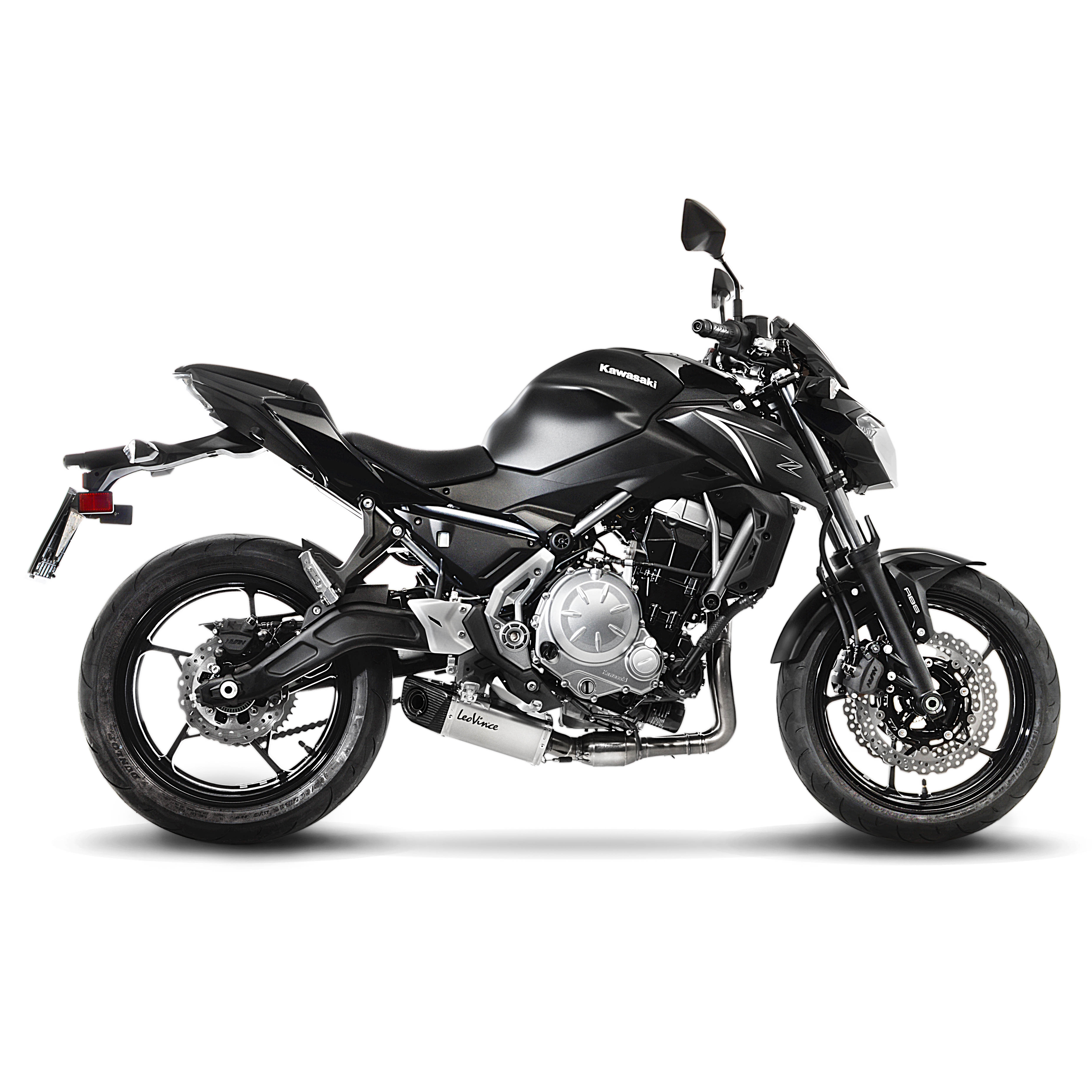 LeoVince uitlaatsysteem SBK Underbody Evo 2, compleet systeem voor Z 650 / Ninja 650 (Bj.17-19)
