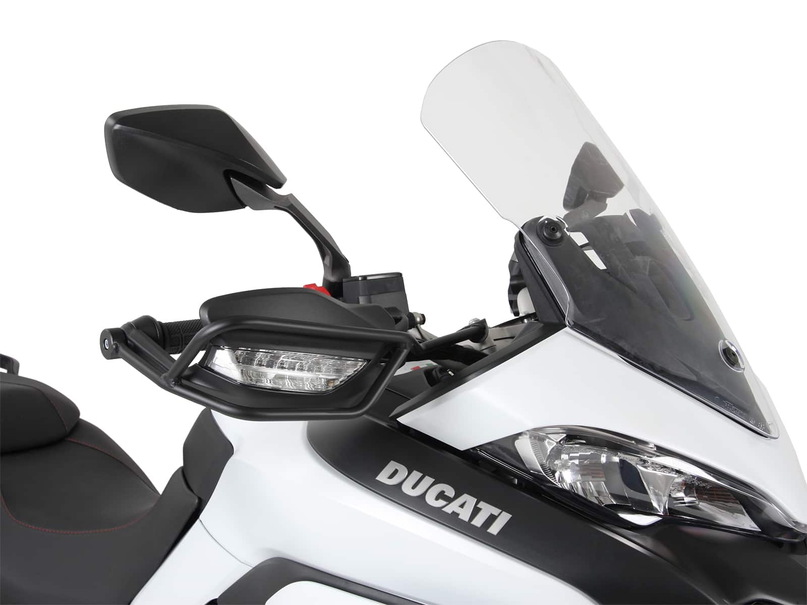 Stuurbeschermerset zwart voor Ducati Multistrada 1200 Enduro (16-18) Hepco & Becker