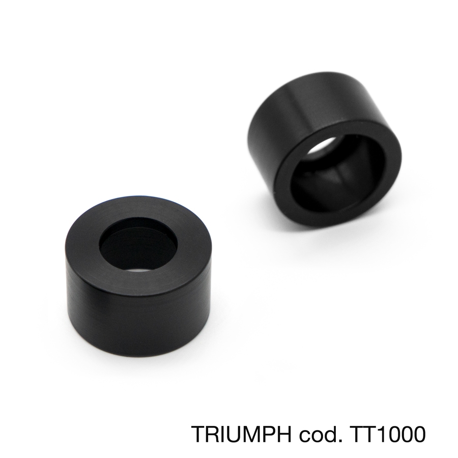 Barracuda Lenkerendenadapter für Hebelschutz und Lenkerendenspiegel für Triumph
