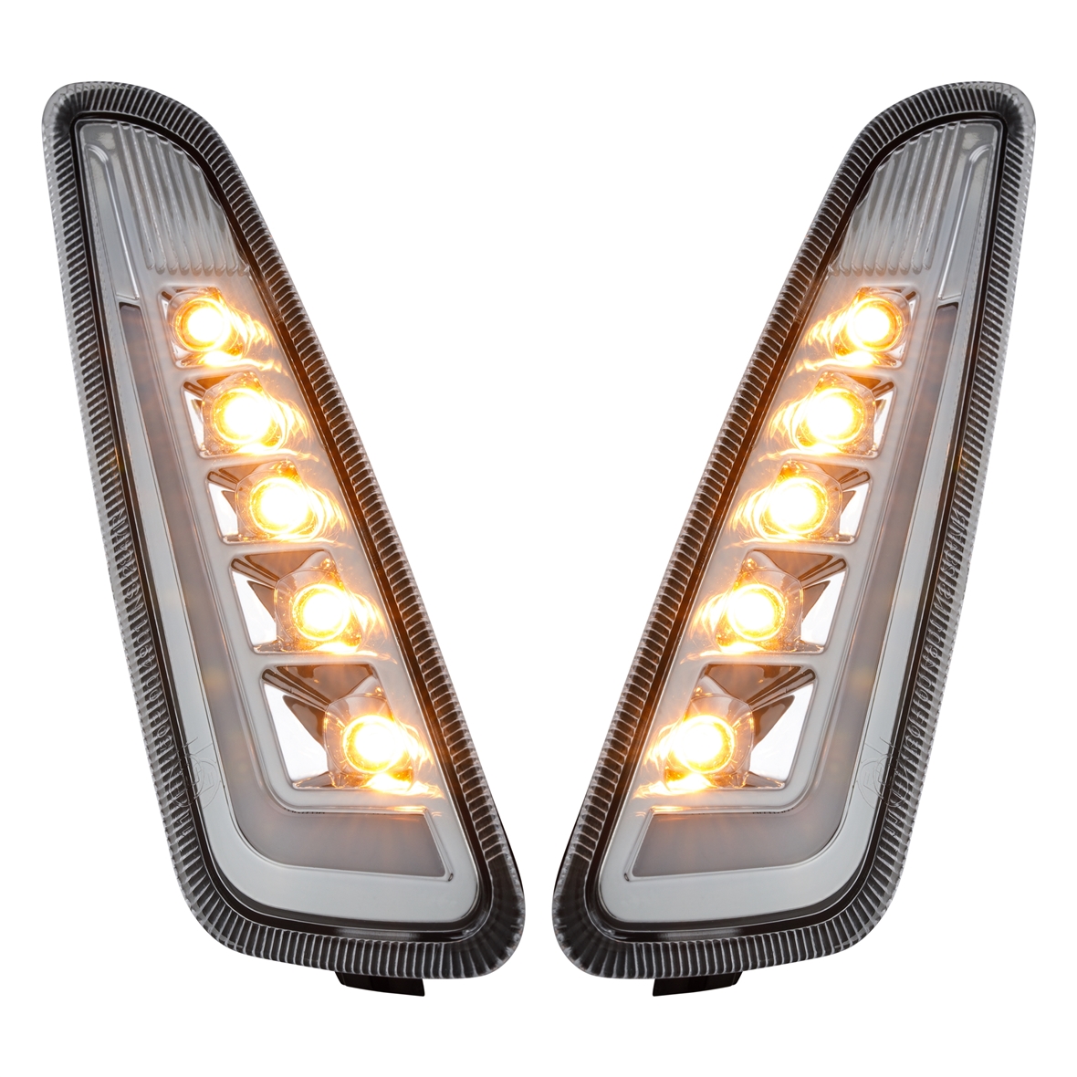 Richtingaanwijzer kit links / rechts LED duidelijk voor Vespa Primavera / Sprint 125-150cc SIP Style